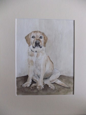 Max 2005, aquarel,Verkocht